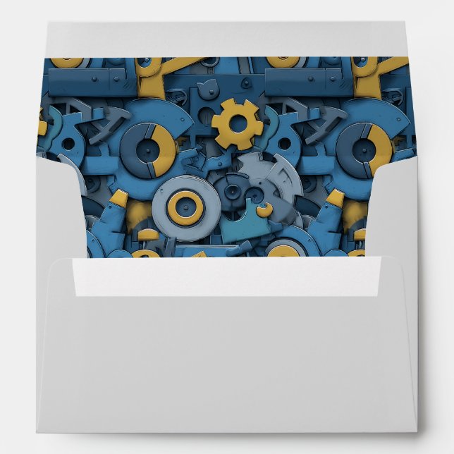 Gearing Up for Baby Envelope (Back (Bottom))