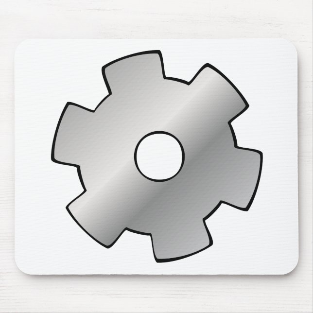 Gears and Wires logo Mouse Pad (Front)