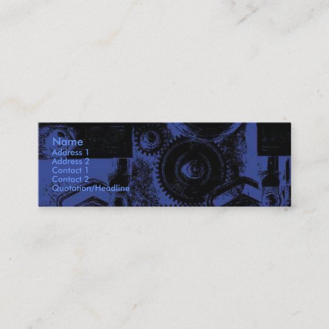 Gears Business Card (Front)