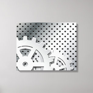 Gears Canvas Print