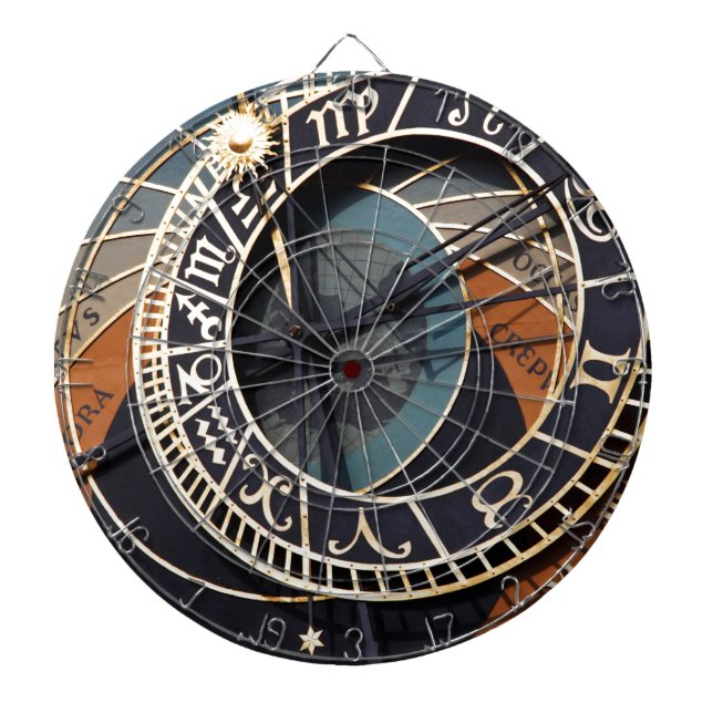 Gears Clock  MeDiEvAL Destiny Gifts Dartboard (Front)