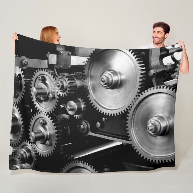 GEARS FLEECE BLANKET (In Situ)