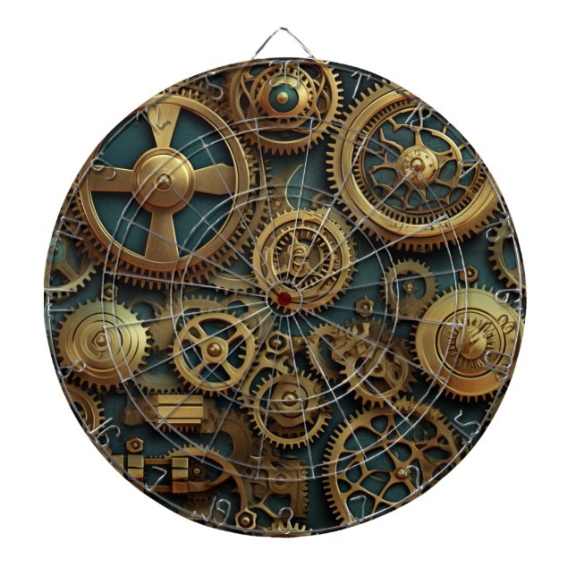 Gears Pattern Dartboard (Front)