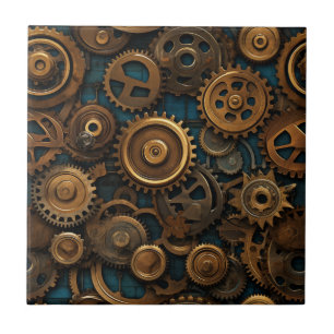 Gears Pattern Tile