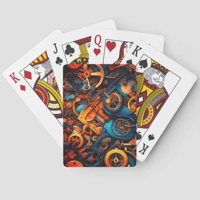 Gears Playing Cards (Back)
