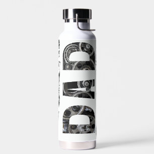 Gears Styled Dad Water Bottle