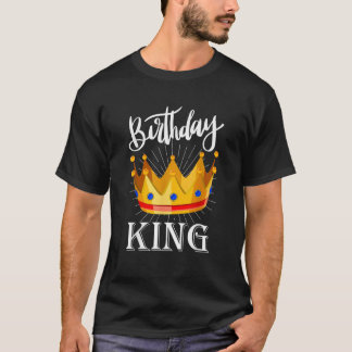 Geburtstag Mnner Junge Birthday King  Men s Black  T-Shirt