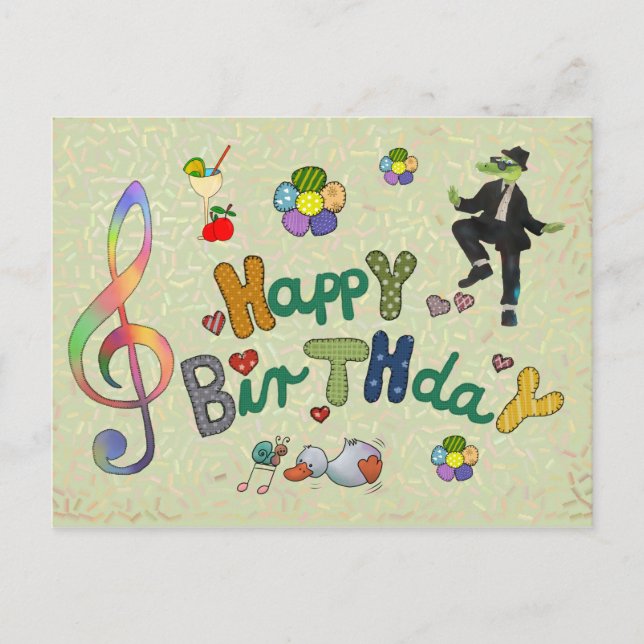 Geburtstagsparty Postcard (Front)