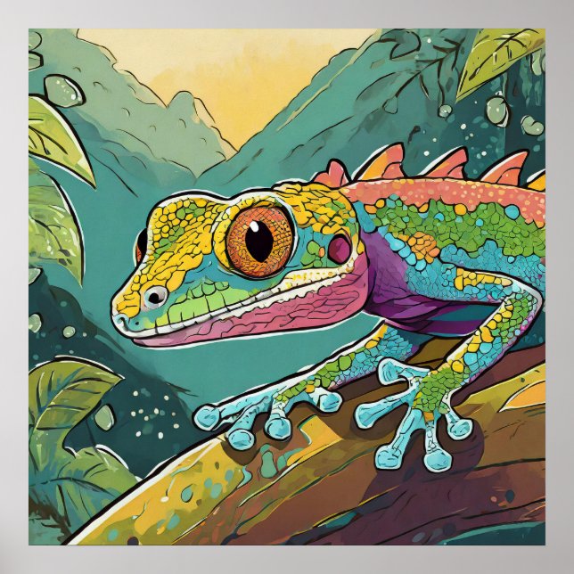 Gecko - Archival Print (Front)