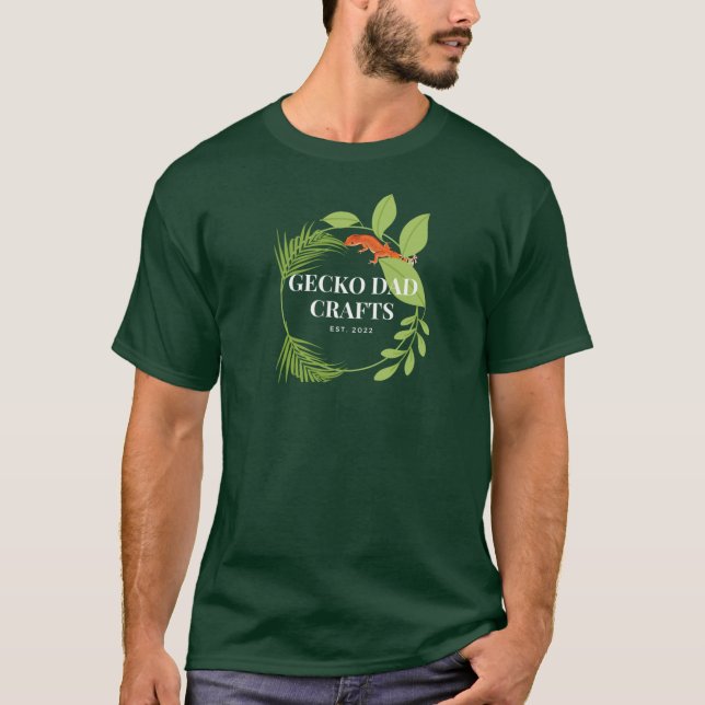 Gecko Dad Crafts T-Shirt (Front)