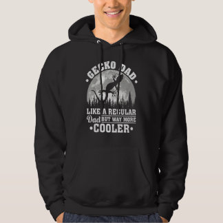 Gecko Dad Like A Regular Dad  Gecko Father s Day Hoodie
