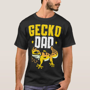 Gecko Dad Reptile Leopard Gecko Lizard T-Shirt