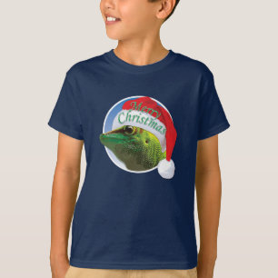 Gecko de Noël - T-Shirt pour les hanches de base d
