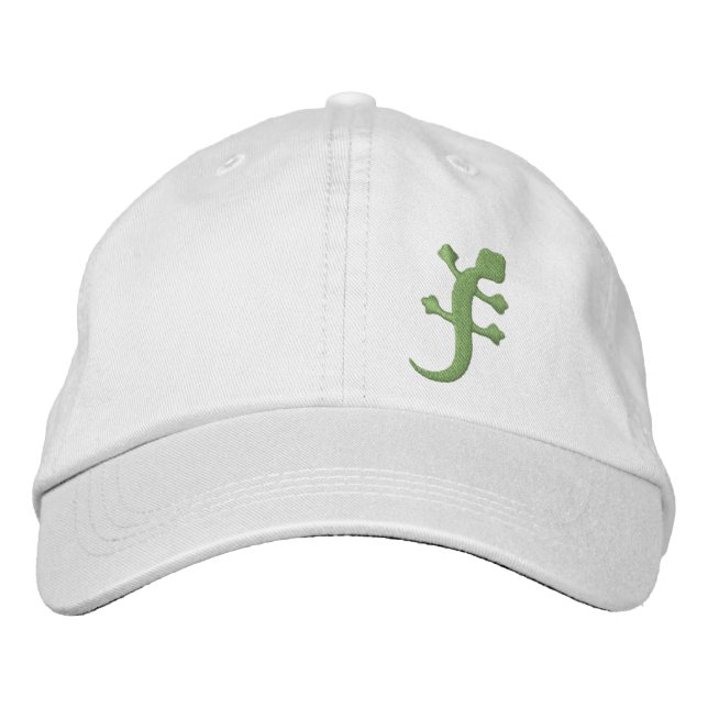 Gecko Embroidered Hat (Front)
