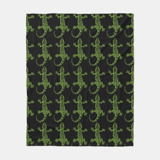 Gecko Fleece Blanket (Front)