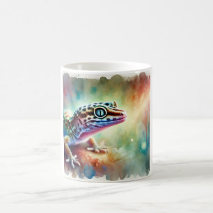 Gecko in a Natural Symphony 280824AREF112 - Waterc Coffee Mug