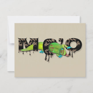 Gecko in Hawaii  Postcard