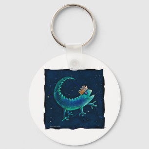 Gecko King Keychain