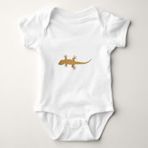 gecko lizard baby bodysuit