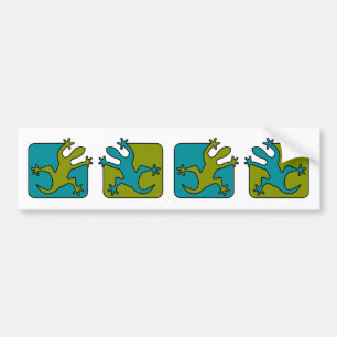Gecko / Lizard bumper sticker
