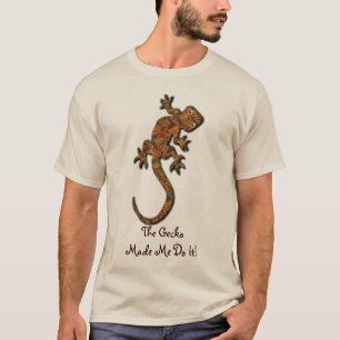 Gecko Lizard Funny T-shirt amoureux d'animaux