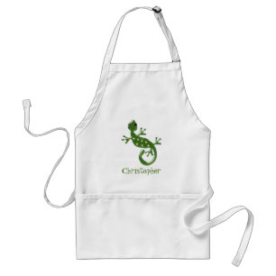 Gecko Lizard Just Add Name Standard Apron