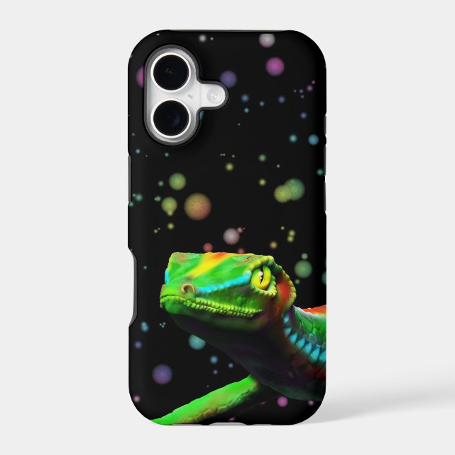 Gecko Lizard Rainbow Colours iPhone 5 Cases (Back)