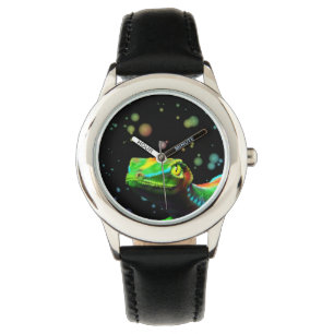 Gecko Lizard Rainbow Colours watches