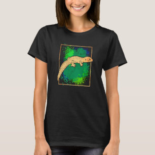 Gecko Lizard Reptile Animal Colourful T-Shirt