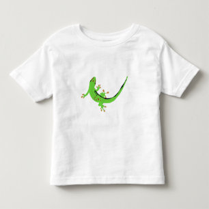 Gecko Lizard Reptile Illustration Toddler T-shirt