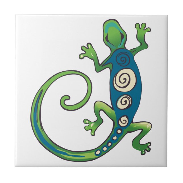 Gecko Lizard Tile (Front)
