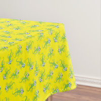 Gecko Lizards Birthday Party Cute Kids Tablecloth