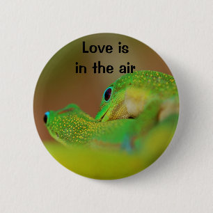 Gecko Love 2 Inch Round Button
