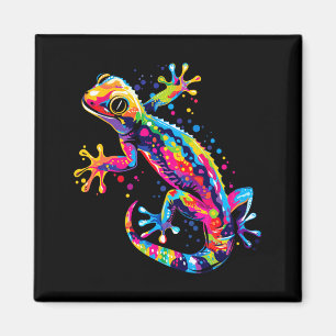 Gecko Motif Lizard Reptiles Gekko Iguana Gecko Magnet