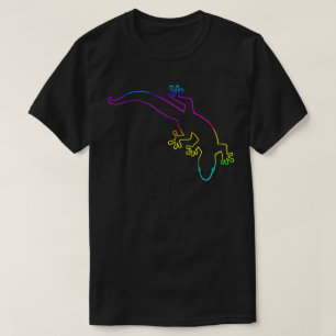 GECKO Multi-Color Outline T-Shirt