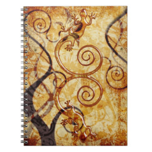 Gecko Spiral Twins Notebook