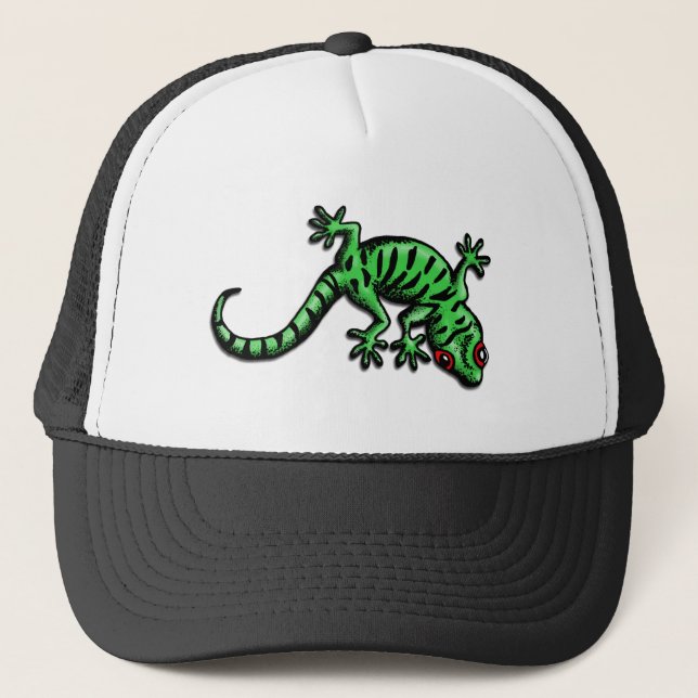 gecko trucker hat (Front)