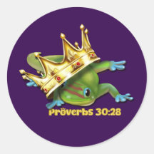Gecko with crown—Proverbs