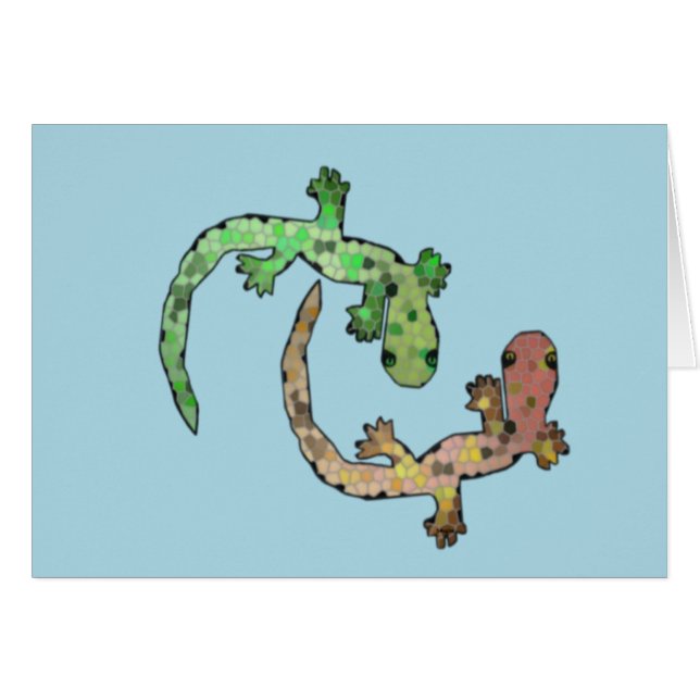 Geckos de mosaïque (Devant Horizontal)