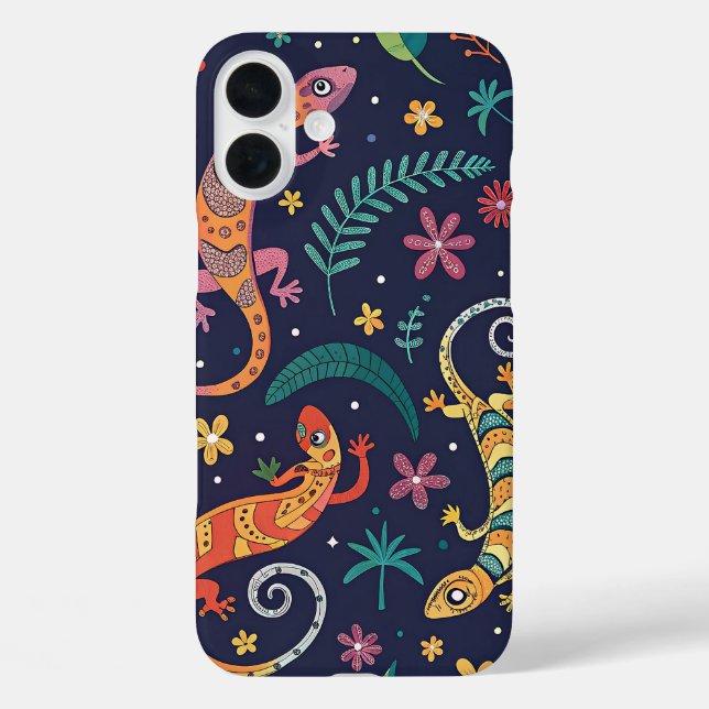 GECKOS PATTERN Case-Mate iPhone CASE (Back)