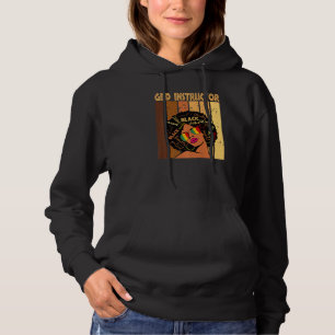 Ged Instructor Afro African American Black History Hoodie
