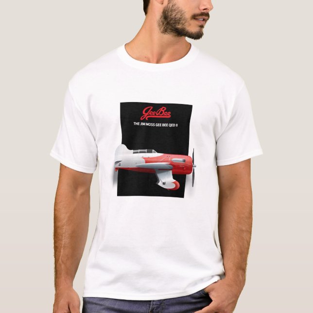 Gee Bee QED II // Alternate Image T-Shirt // White (Front)