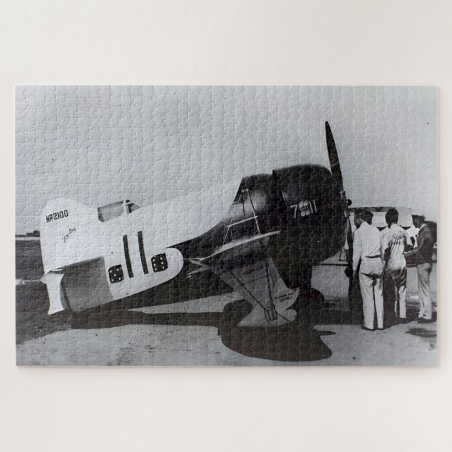 Gee Bee R-1 No.11 – Golden Age Air Racer Jigsaw Puzzle (Horizontal)