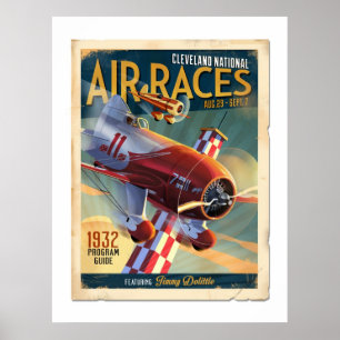 Gee Bee Race Program Poster