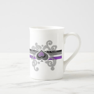 Geebot's ace colour spade logo pride flag fine mug