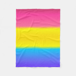 Geebot's Pansexual Pan Colours Gradient Pride Flag Fleece Blanket