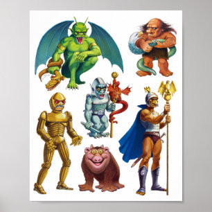 Geedis and Land of Ta Art Print