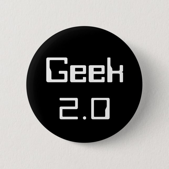 Geek 2.0 2 inch round button (Front)