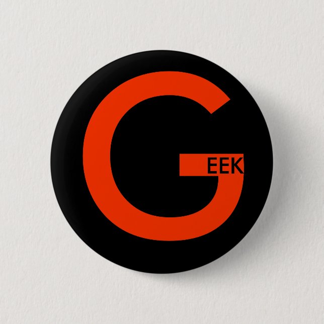 GEEK 2 INCH ROUND BUTTON (Front)