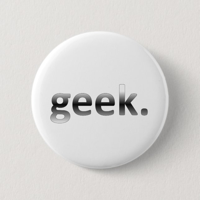 Geek 2 Inch Round Button (Front)